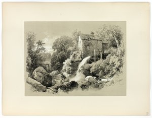 Pandy Mill, Pitoresk Seçimlerden by James Duffield Harding