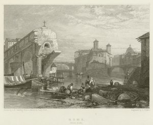 Roma, Ponte Rotti by James Duffield Harding