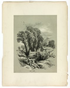 Row W. Trefriw, Galler, Pitoresk Seçimlerden by James Duffield Harding