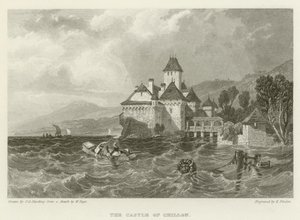 Chillon Kalesi by James Duffield Harding
