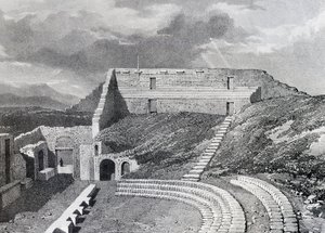 Trajik Tiyatro, 1828 by James Duffield Harding