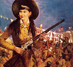 Keskin Nişancı Annie -- Annie Oakley ve silahı