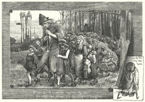 Hamelin Pied Piper (gravür)