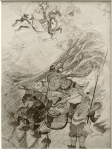 Chinoiserie (Çin savaşçıları) by James Sidney Ensor