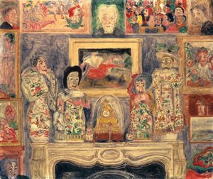 Üç Portreli İç Mekan by James Ensor
