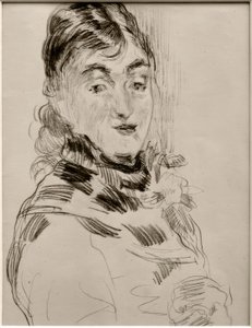 Bir boksör ile Méry Laurent by James Sidney Ensor