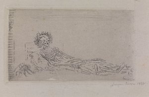 1960 Yılında Portrem by James Ensor