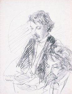 Sanatçının portresi, Henry de Groux by James Ensor