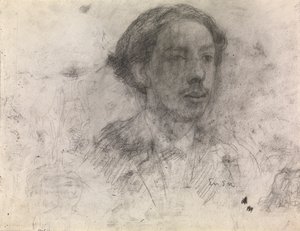 Otoportre (kağıt üzerinde içerik) by James Ensor