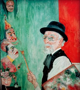 Maskeli Otoportre. 1936 (panel üzerine yağ)