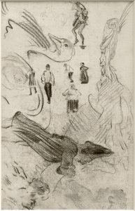 Siluetler ve grotesk figürler by James Sidney Ensor