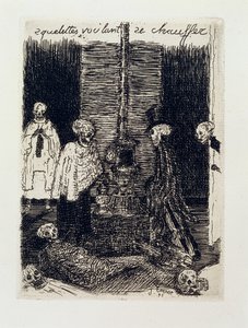 Kendilerini Isınmaya Çalışan İskeletler by James Ensor