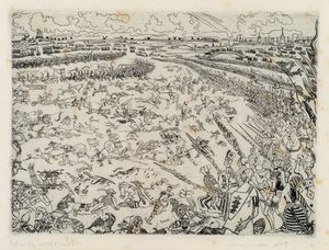 Altın Mahmuzlar Savaşı by James Ensor