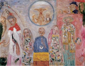 The Vile Vivisectors, 1930 dolayları (tuval üzerine yağlıboya) by James Ensor