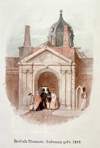 British Museum, giriş kapısı, 1848