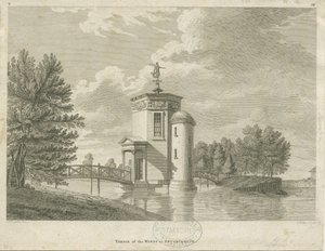 Shugborough - Rüzgarlar Tapınağı: gravür ve [18. yüzyılın sonları] (baskı)