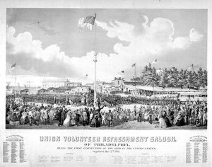 Union Volunteer Dinlenme Salonu, Philadelphia (lito)