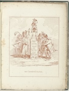 Askeri İşler Komitesi, 1795 The Committé Militair (nesne üzerine başlık) Hollandia Regenerata (dizi başlığı) by James Gillray (possibly)
