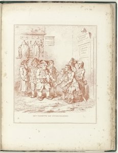 Göçmenler Komitesi, 1795 Mülteciler Komitesi (nesne üzerine başlık) Hollandia Regenetata (dizi adı) by James Gillray (possibly)
