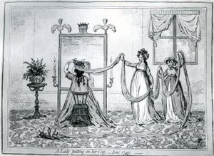 Şapkasını Takan Bir Kadın, 1795 by James Gillray