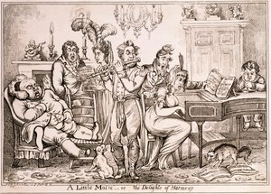 A Little Music veya The Delights of Harmony, William Brocas tarafından oyulmuş, Londra