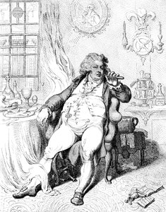 Sindirim Korkuları Altında Bir Gönüllülük, 1792. by James Gillray
