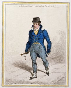 All Bond Street Trembled as o Strode, Hannah Humphrey tarafından yayınlandı, 1802 (gravür ve gravür)
