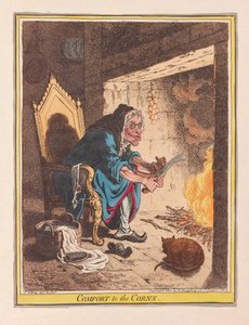 Mısırlara rahatlık, pub. 1800 (el renkli gravür)