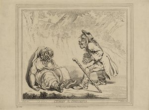 Cymon and Iphigenia, published May 2 by James Gillray