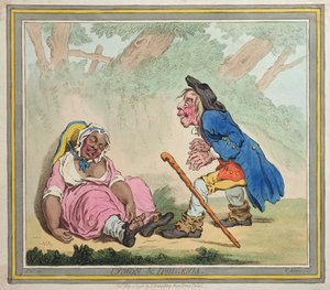 Cymon und Iphigenia, Hannah Humphrey tarafından 1796
