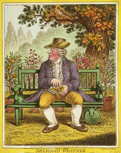 Lezzetli Hava, Hannah Humphrey tarafından yayınlandı, 1808 by James Gillray