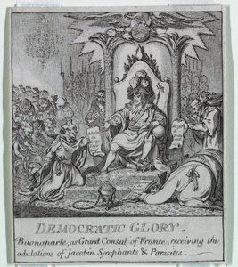 "Demokrasi veya Bir Eskiz o by James Gillray