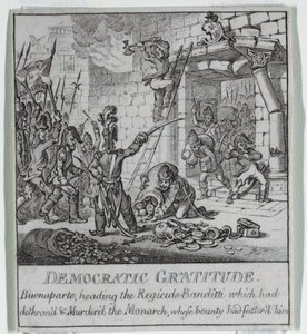 "Demokrasi veya Bir Eskiz o by James Gillray