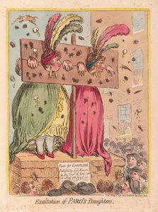 Faros Kızlarının Yüceltilmesi, pub. 1796 (el renkli gravür)