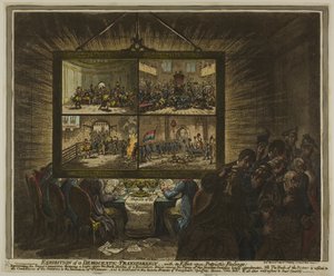 Yurtsever Duygulara Etkisi Olan Demokratik Şeffaflık Sergisi by James Gillray