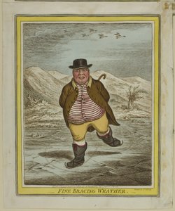 İnce Destek Hava Durumu by James Gillray