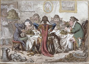 "Germans Eating Sour-Krout", yayınlayan: Hannah Humphrey