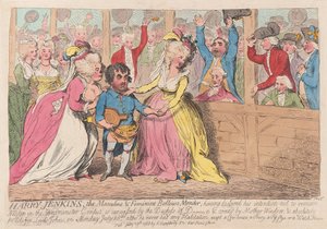 Harry Jenkins, Eril ve Dişil Körük Tamircisi, pub. 1788 (el renkli gravür)