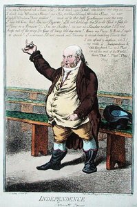 Bağımsızlık veya Tyrwhitt Jones, Hannah Humphrey tarafından 1799