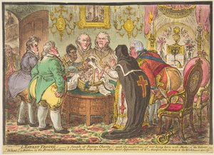 Lenfant Trouvé:-Roma Yardım Kuruluşunun Bir Örneği!-veya- Doğmamanın Talihsizliği ile..., 19 Mayıs 1808. by James Gillray