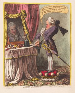Lordly Yükseklik, pub. 1802 (el renkli gravür)