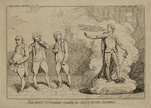 Malagrida and Conspirators, Consulting the Ghost of Oliver Cromwell, 10 Haziran 1782