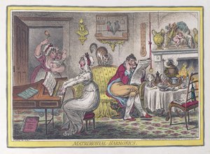 Evlilik Harmonikleri, pub. 1805 (el renkli gravürler)