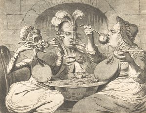 Yeni Koalisyon Bayramında Canavar Fareler, 29 Mayıs 1787., 29 Mayıs 1787. by James Gillray