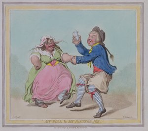Anketim ve Ortağım Joe, kazınmış T. Adams, pub. Hannah Humphrey tarafından, 1796 by James Gillray