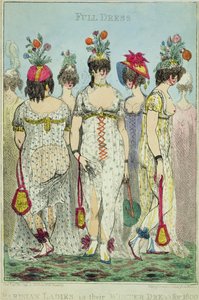 Kışlık Elbiseleriyle Parisli Hanımlar 1800 by James Gillray
