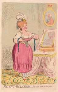 Patent-Destekler: İyi Noktada Olmanın Yolu, pub. 1791 (el renkli gravür) by James Gillray