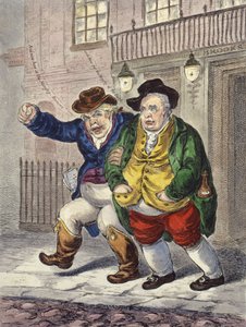 Anayasa Sütunları: Saat Üç ve Bulutlu Bir Sabah, 1809 by James Gillray