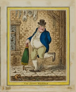 üzgün özensiz hava by James Gillray