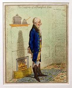 The Comforts of a Rumford Stove, pub. by Hannah Humphrey, 1800 (etching und wc)